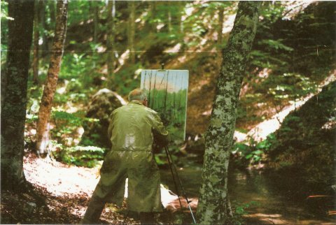 Dipingendo la natura nella natura