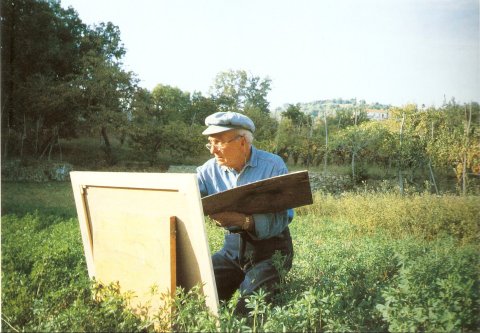 Dipingendo la natura nella natura